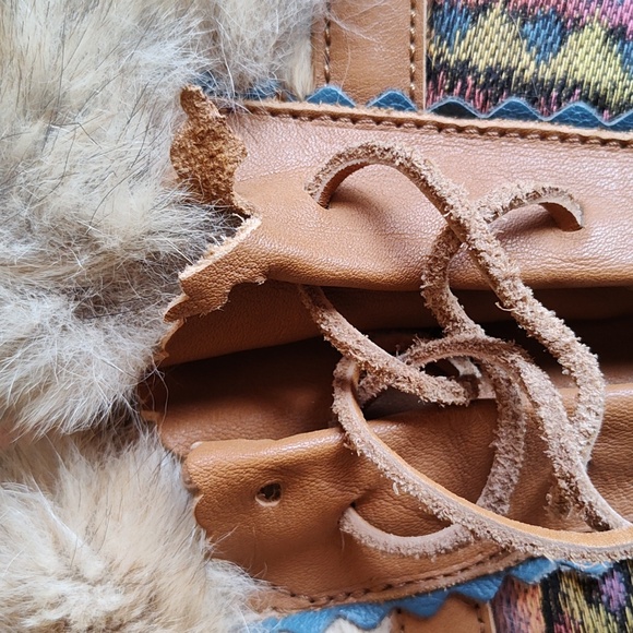 Vintage fur winter boots size 39 - Picture 3 of 12